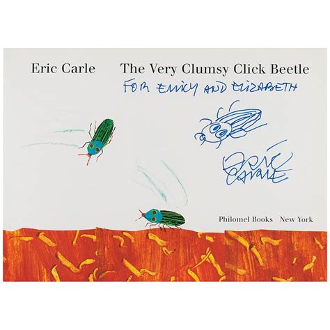 eric carle signed book